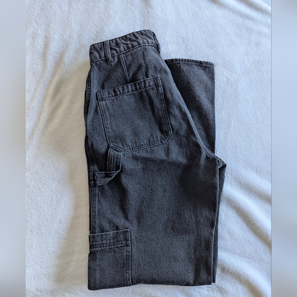 H&M Black Cargo Jeans - Picture 4 of 7
